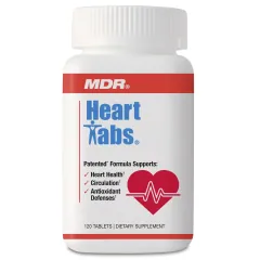 MDR Heart Tabs bottle, 120 tablets, cardiovascular formula